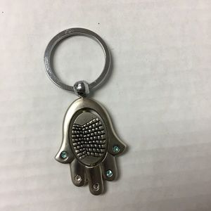 Hamsa hand keychain